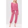 Eberjey Gisele Slouchy Set(Raspberry/Ivory)