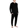 Eberjey Henry Men’s Jersey Modal PJ Set(Black)
