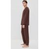 Eberjey Henry Men’s Jersey Modal PJ Set(Chocolate)