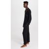 Eberjey Men’s William Modal Long PJ Set(Black/Ivory)