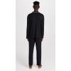 Eberjey Men’s William Modal Long PJ Set(Black/Ivory)