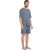 Eberjey Men’s William Modal Long PJ Set(Coastal Blue)