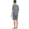 Eberjey Men’s William Modal Long PJ Set(Coastal Blue)