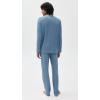 Eberjey Men’s William Modal Long PJ Set(Coastal Blue/Ice Blue)