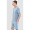 Eberjey Men’s William Modal Long PJ Set(Faded Denim)