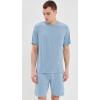 Eberjey Men’s William Modal Long PJ Set(Faded Denim)