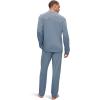 Eberjey Men’s William Modal Long PJ Set(Faded Denim/Ivory)