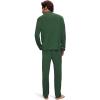 Eberjey Men’s William Modal Long PJ Set(Forest Green/Ivory)