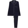 Eberjey Men’s William Modal Long PJ Set(True Navy/Ivory)