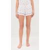 Eberjey Women’s Fiona Double V Cami & Shorts Pajama Set(Little Heart Sorbet Pink/Black)