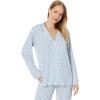 Eberjey Women’s Gisele Printed Long PJ Set(Double Diamond Denim)