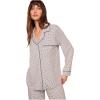 Eberjey Women’s Gisele Printed Long PJ Set(Geo-sphere Gray Dawn/Navy)