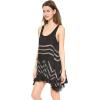 Free People Voile Trapeze Slip(Black Combo)
