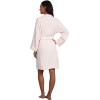 Lauren Ralph Lauren Greenwich Woven Terry Robe – Robe for Women – Front Patch Pockets – Long-Sleeve(Chiffon Pink)