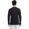 adidas Mens Basic Badge of Sport Long Sleeve Tee(Black)