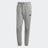 adidas Men’s Essentials Tapered Pants(Medium Grey Heather/Black)