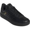 adidas Men’s VL Court 3.0 Shoe(Black/Black/Gold Metallic)