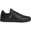 adidas Men’s VL Court 3.0 Shoe(Black/Black/Gold Metallic)
