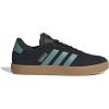 adidas Men’s VL Court 3.0 Shoe(Black/Powder Teal/Silver Metallic)