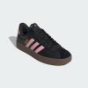 adidas Men’s VL Court 3.0 Shoe(Black/True Pink/Gold Metallic)