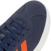 adidas Men’s VL Court 3.0 Shoe(Dark Blue/Impact Orange/Gold Metallic)