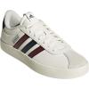 adidas Men’s VL Court 3.0 Shoe(White/Aurora Ruby/Aurora Ink)