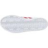 adidas Men’s VL Court 3.0 Shoe(White/Better Scarlet/Team Navy Blue)
