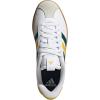 adidas Men’s VL Court 3.0 Shoe(White/Collegiate Green/Utility Yellow)
