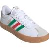 adidas Men’s VL Court 3.0 Shoe(White/Green/Red)