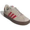 adidas Men’s VL Court 3.0 Shoe(Wonder Beige/Better Scarlet/White)