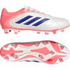 adidas Unisex-Adult Copa Pure 3 Club Firm Ground/Multi Ground(Off White/Lucid Blue/Signal Coral)