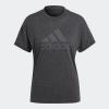 adidas Women’s Future Icon Winners 3.0 T-Shirt(Black Melange/Grey)