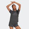 adidas Women’s Future Icon Winners 3.0 T-Shirt(Black Melange/Grey)