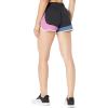 adidas Women’s Marathon 20 Color Block Running Shorts(Black/Semi Pulse Lilac)
