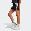 adidas Women’s Plus Size Future Icon Three Stripes Shorts(Black)