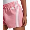 adidas Women’s Plus Size Future Icon Three Stripes Shorts(Bliss Pink)