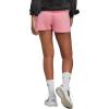 adidas Women’s Plus Size Future Icon Three Stripes Shorts(Bliss Pink)