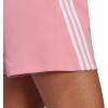 adidas Women’s Plus Size Future Icon Three Stripes Shorts(Bliss Pink)