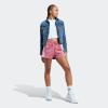 adidas Women’s Plus Size Future Icon Three Stripes Shorts(Pink Strata)