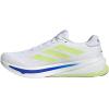 adidas Womens Supernova Rise 2 Running Shoes(White/Zero Metallic/Pulse Lime)