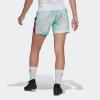 adidas Womens Tiro Shorts(Altered Blue/Mint Rush/White)