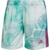 adidas Womens Tiro Shorts(Altered Blue/Mint Rush/White)