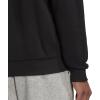 adidas mens Essentials Big Logo Sweatshirt(Black/White)
