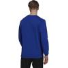 adidas mens Essentials Big Logo Sweatshirt(Bold Blue/White)