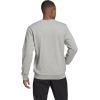 adidas mens Essentials Big Logo Sweatshirt(Medium Grey Heather/Black)