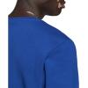 adidas mens Essentials Big Logo Sweatshirt(Royal Blue/White)