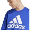 adidas mens Essentials Big Logo Sweatshirt(Semi Lucid Blue)