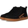 BILLY Footwear Men’s Casual Shoes High Top Sneaker(Black/Gum)