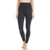 Beyond Yoga Women’s Spacedye Out of Pocket High-Waisted Midi Legging(Black-charcoal)