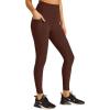 Beyond Yoga Women’s Spacedye Out of Pocket High-Waisted Midi Legging(Chocolate Heather)